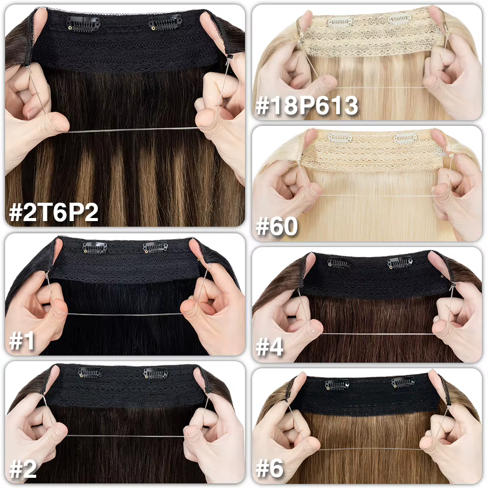 S-noilite-Extensions de Cheveux Blonds à Double Proximité Wn