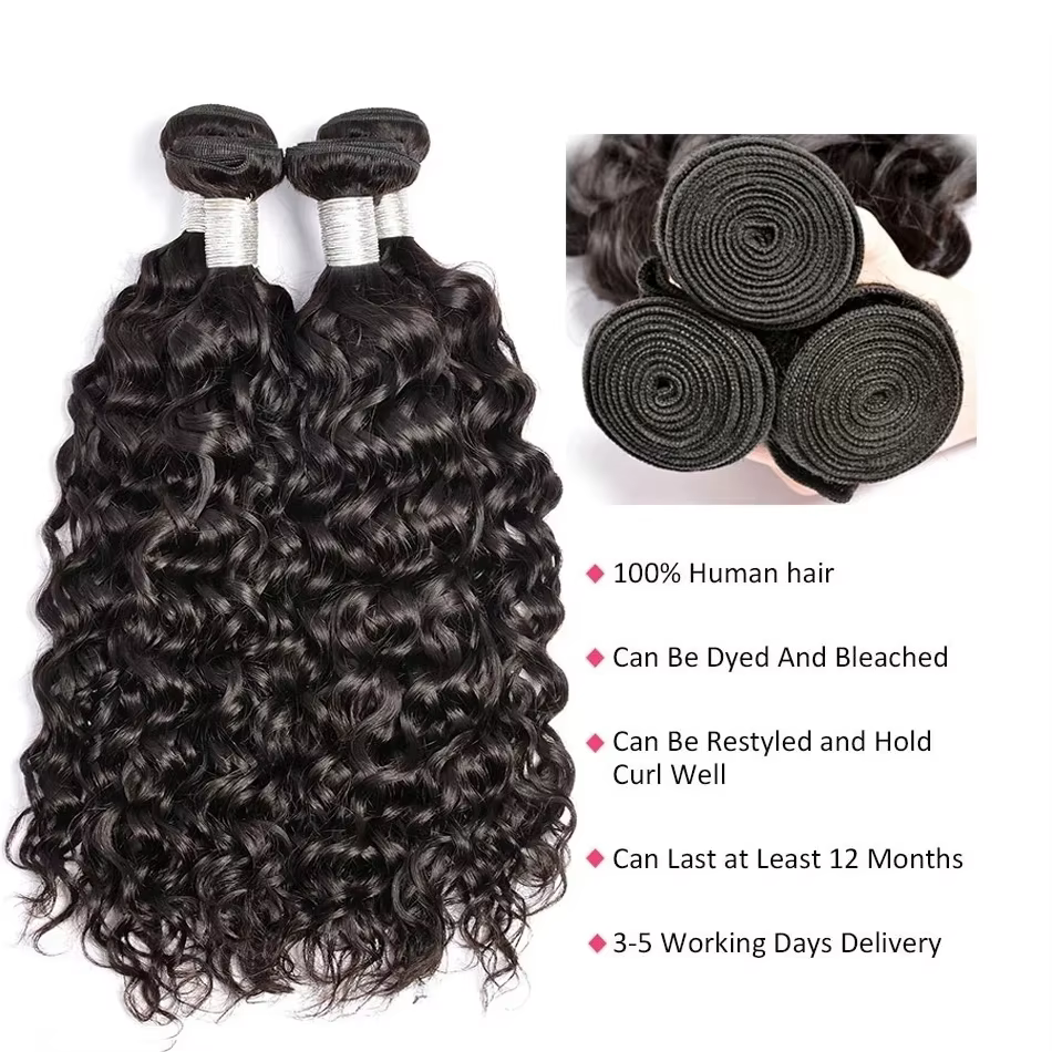 Extensions de cheveux humains Remy malaisiens non traités