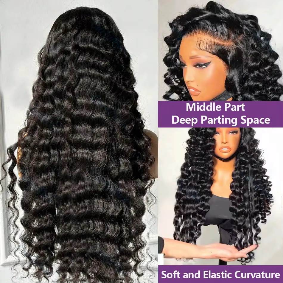 Perruque frontale 13x6 Deep Wave