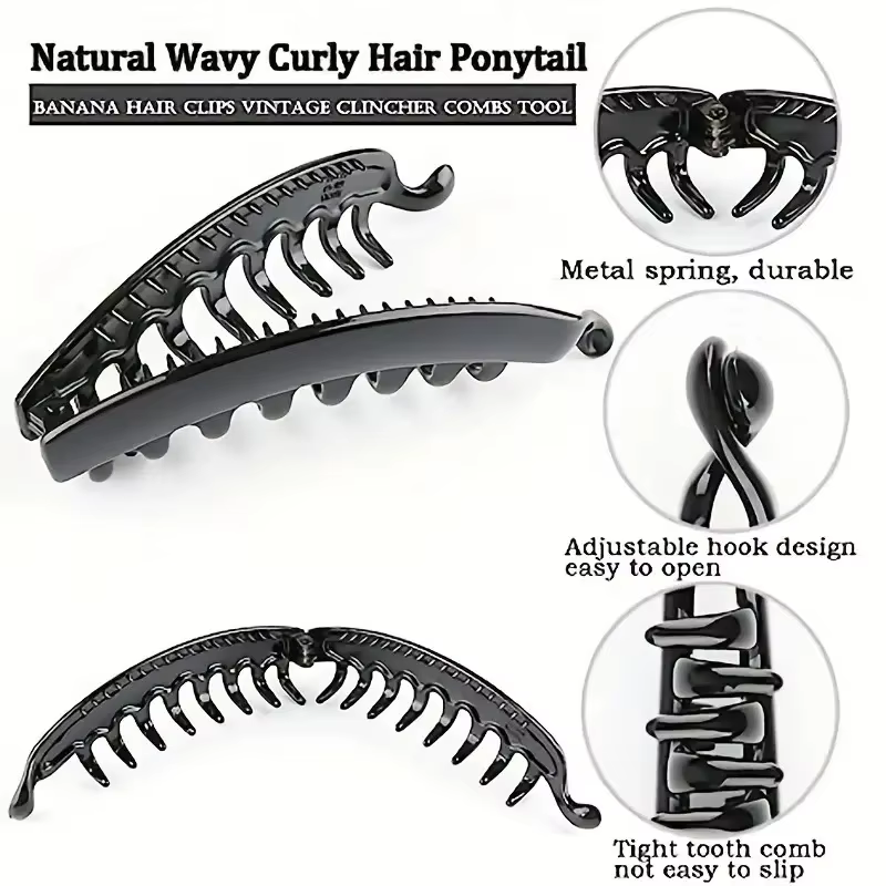 Pinces à cheveux créatives pince banane griffe