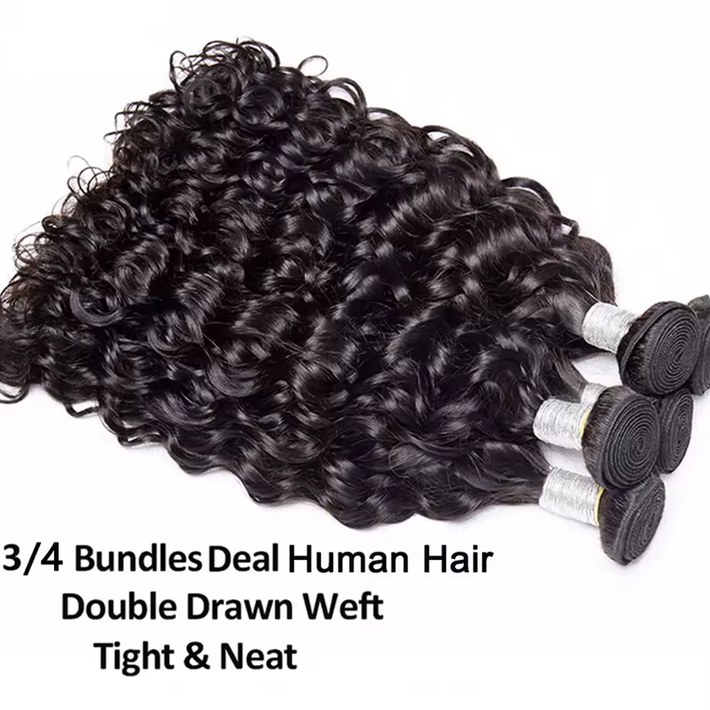 Tissage en lot brésilien naturel bouclé profond