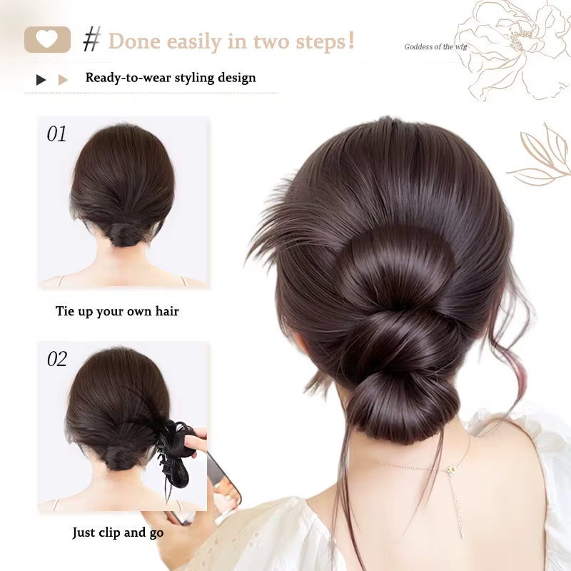 Chignon synthétique pour femmes