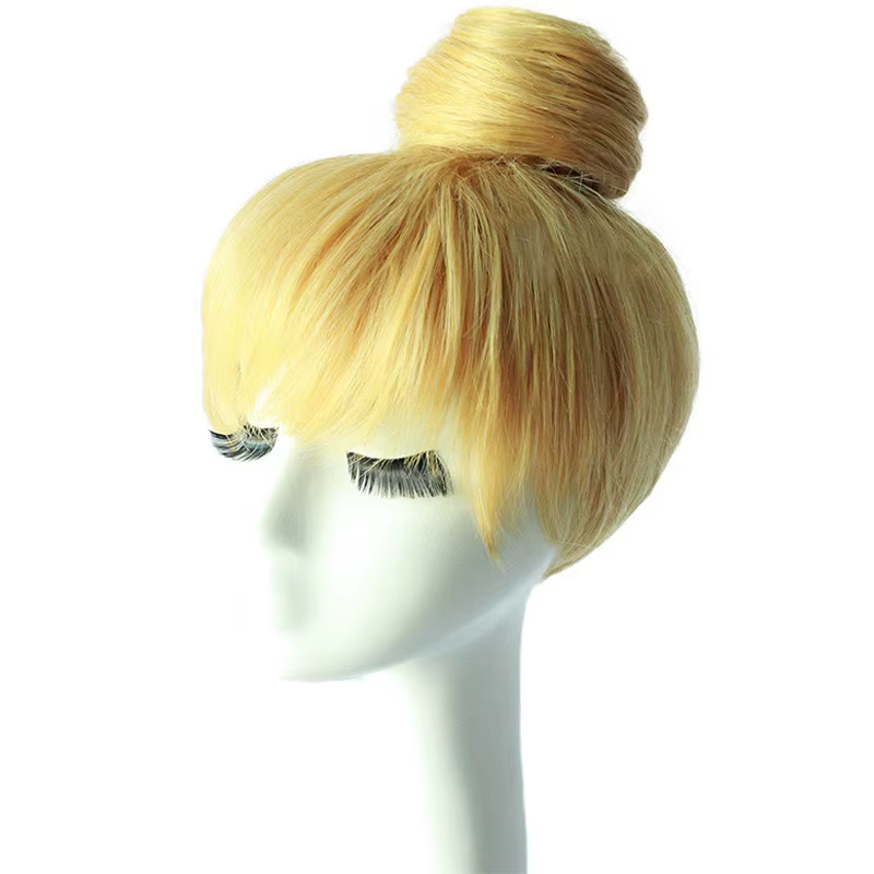 Femme euraméricaine or cheveux humains fée clochette fée