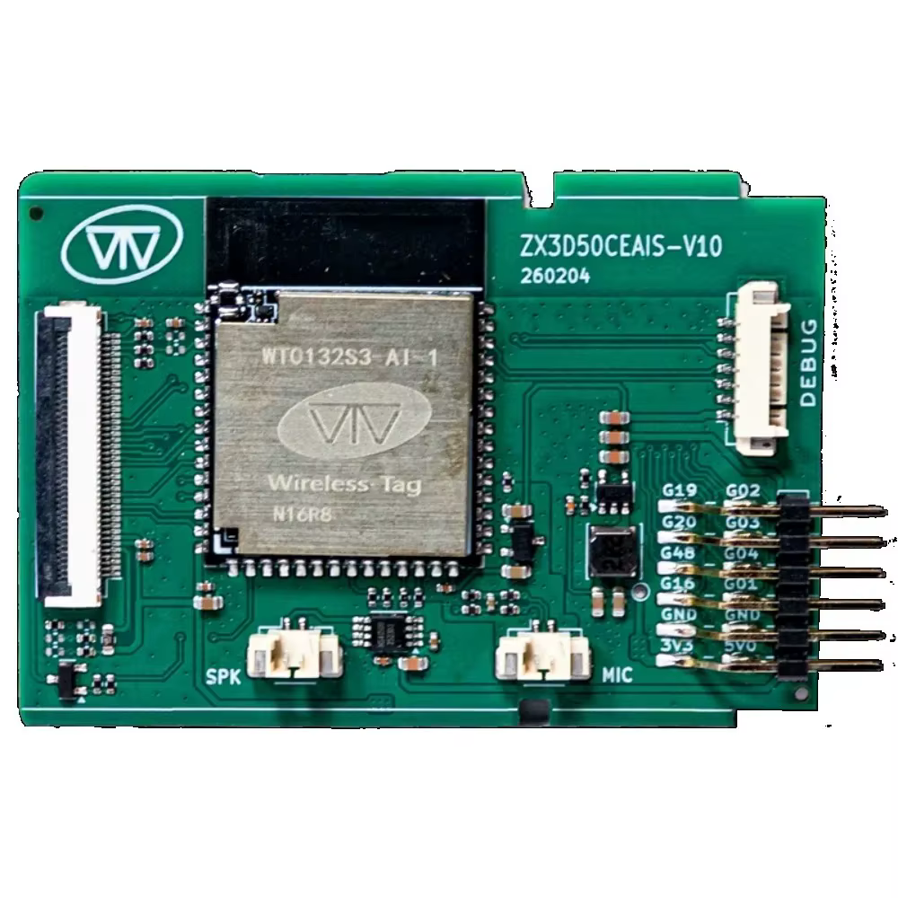 Carte de développement vocal IA ESP32 S3 Cloud ZX3D50CEAIS PCBA pour la développement cloud