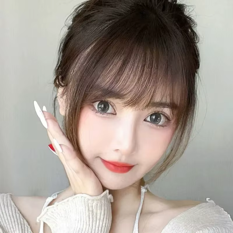 Faux Air frange cheveux Extension à clips