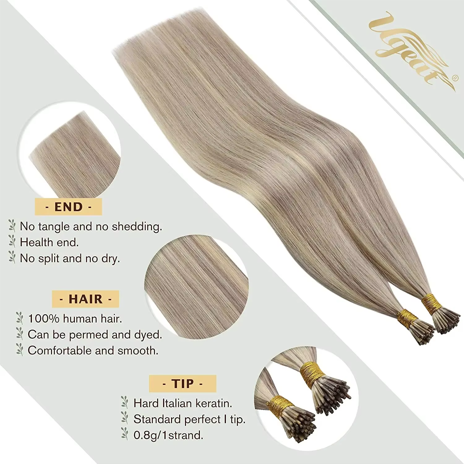Ugeat KerBrian-Extensions de Cheveux Naturels Remy