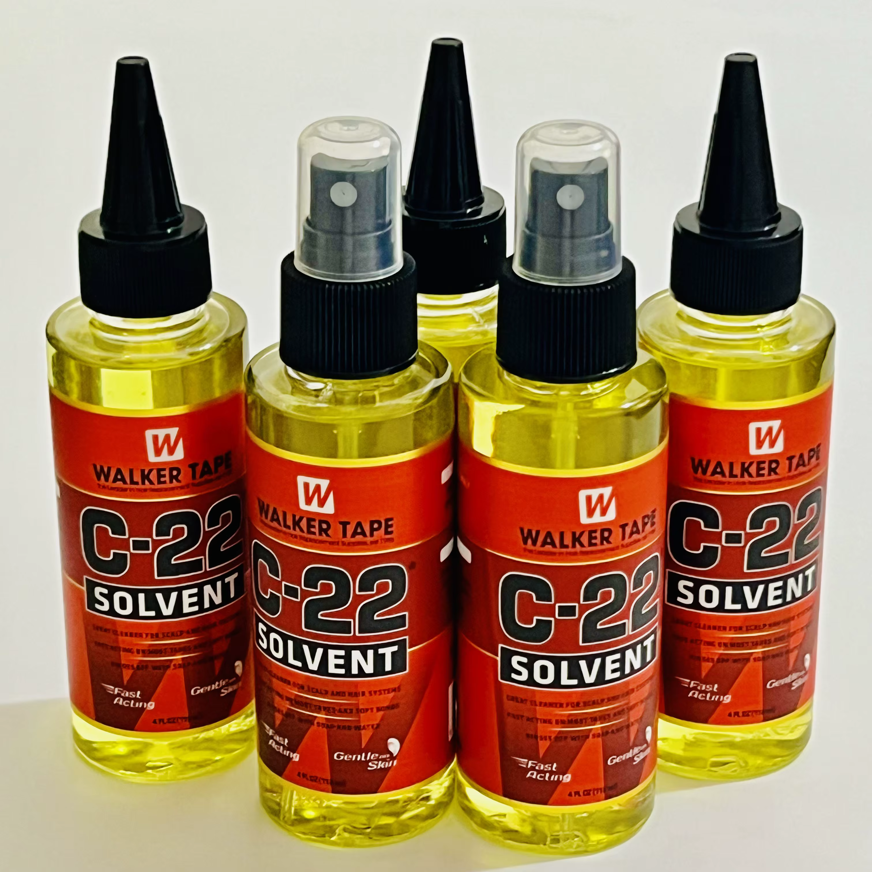 Adhésif pour prothèses capillaires Walker Tape Ultra Hold en gros et dissolvant de colle pour perruques C22 de 118 ml