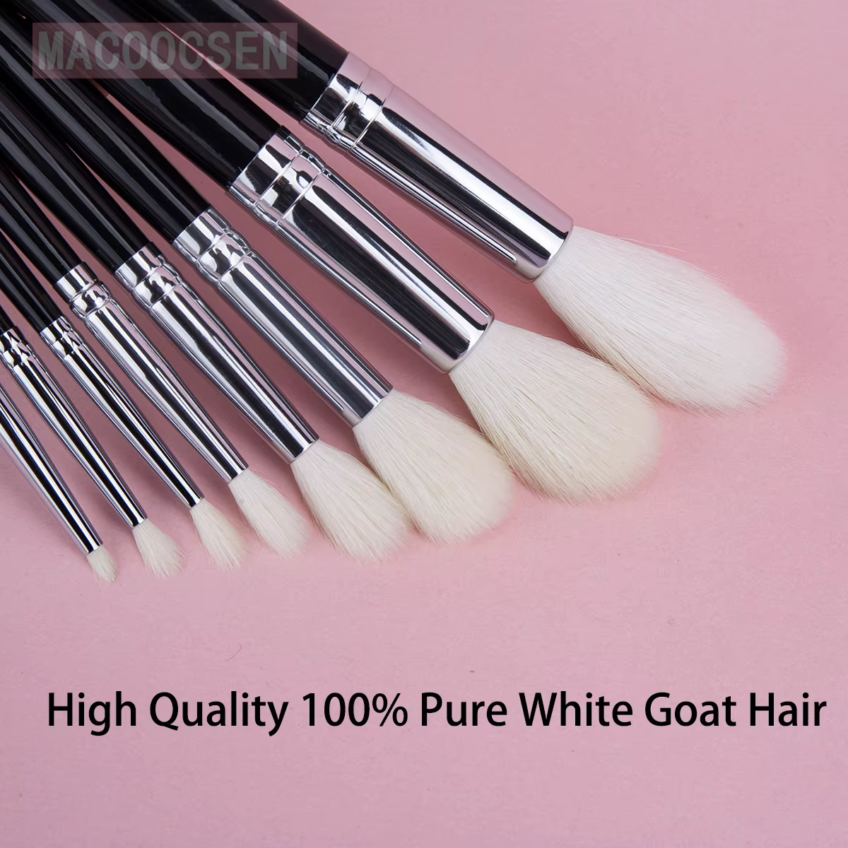 Pinceau surligneur fard à paupières pli brosse Contour pli surligneur sculptant pinceaux de maquillage 100% cheveux de chèvre outil de beauté conique