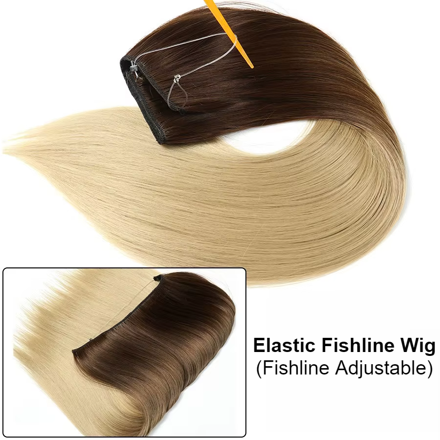 Extensions de cheveux invisibles 16/22 pouces avec bandeau