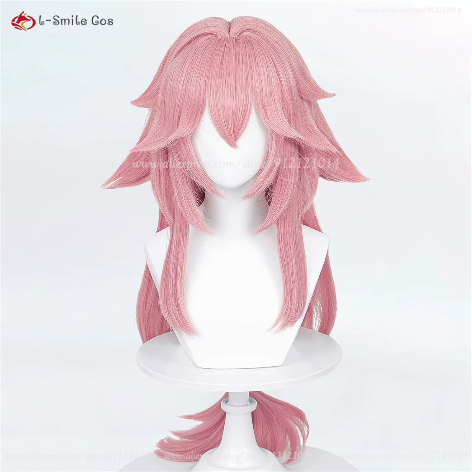 Perruque de Cosplay Anime Yae Miko de haute qualité