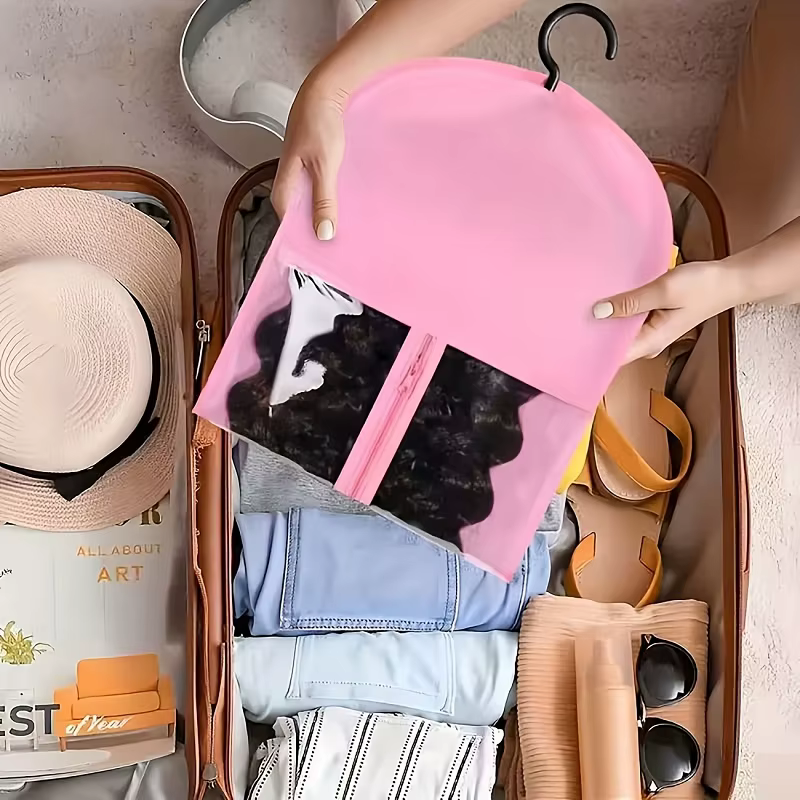 Ensemble de sacs de rangement pour perruques