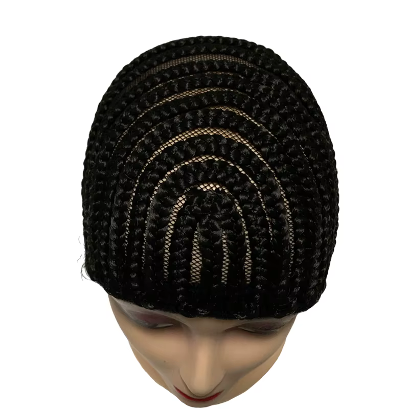 Bonnet de perruque tressé pour tresses de cheveux au Crochet