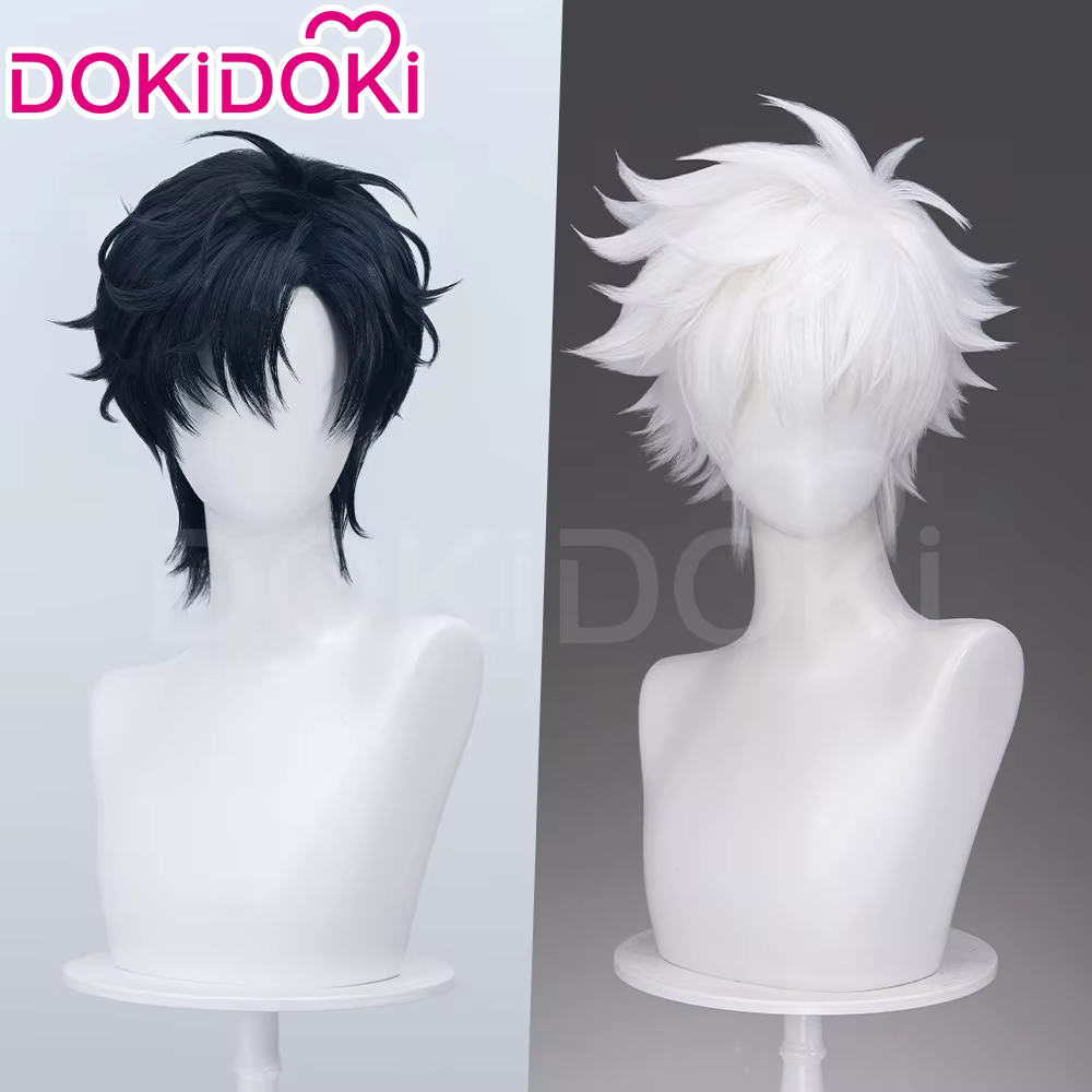 EN STOCK Lu Guang Charles Cheng Xiaoshi perruque Anime lien clic Cosplay DokiDoki hommes blanc