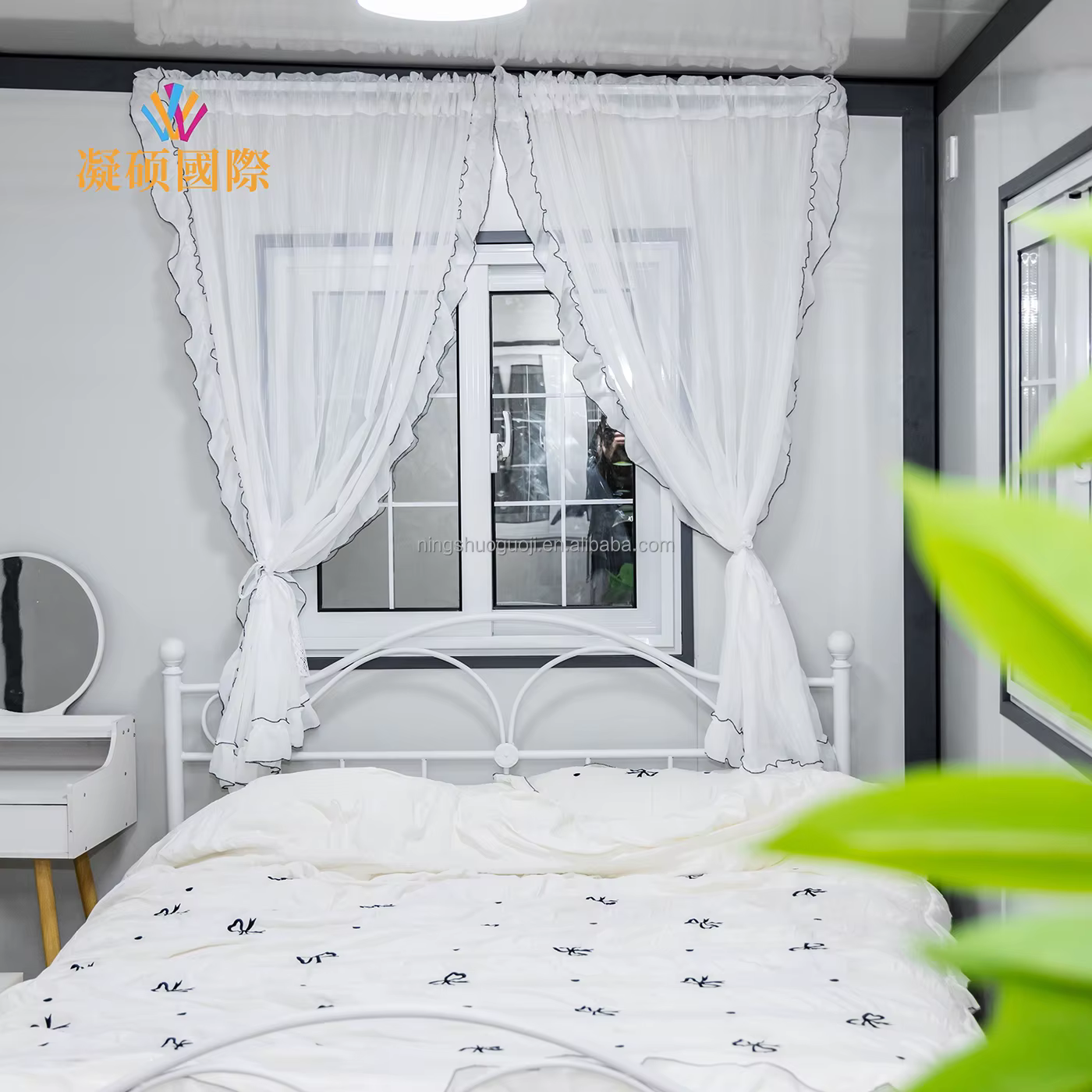 Maisons personnalisées mobiles CPrefab, 3 chambres, toutes commodités, chambre, salle de bain et cuisine installées