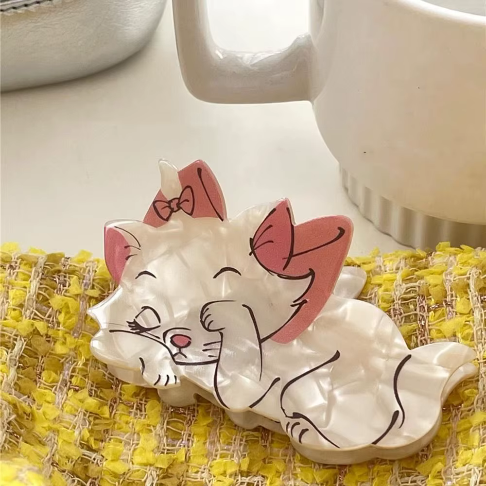 Pince à cheveux animal dessin animé pour femmes et filles