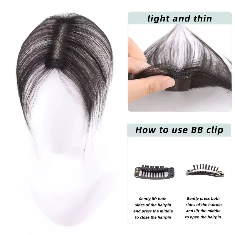 Perruque de cheveux humains