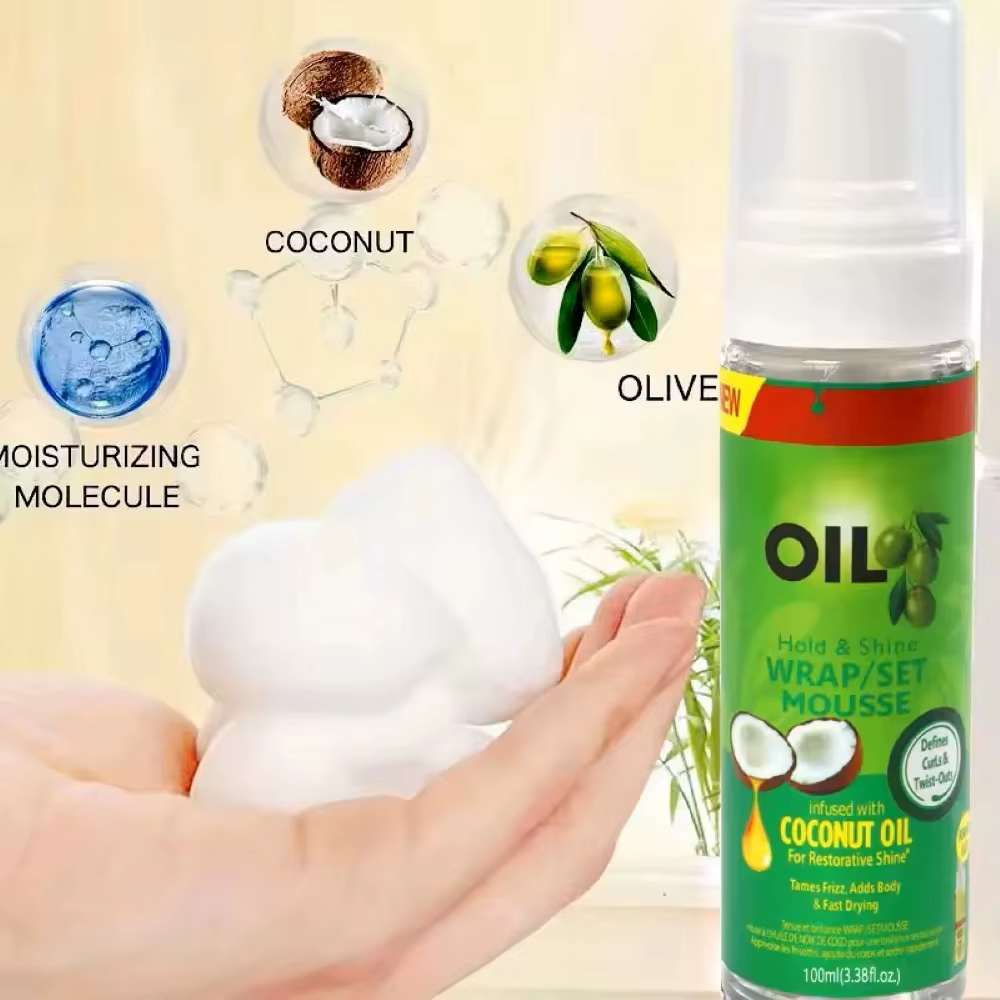 Mousse pour cheveux bouclés (100 ml) pour perruques