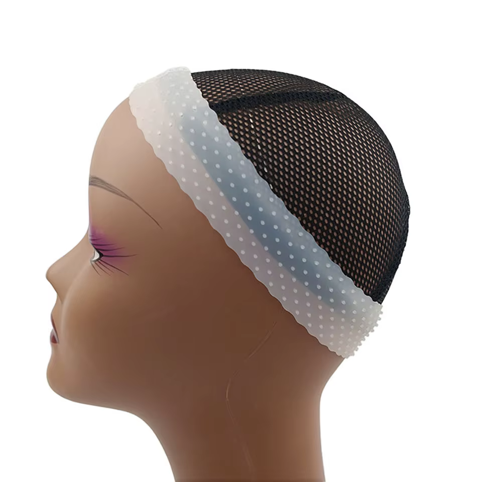 Bande élastique en silicone pour perruque