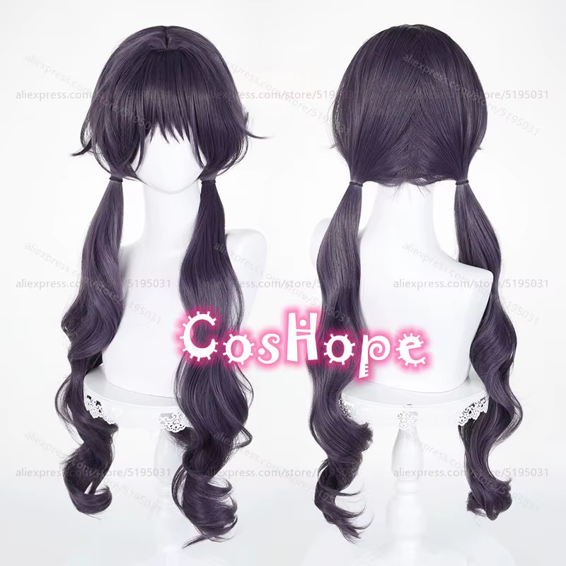Waguri Kaoruko Cosplay perruque plusieurs Styles violet gris