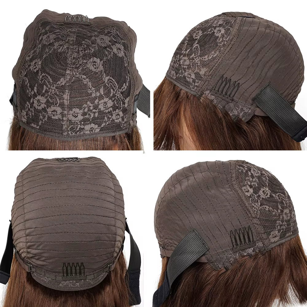 100% perruques de cheveux humains perruque courte avec Bang couleur noire naturelle droite faite à la Machine