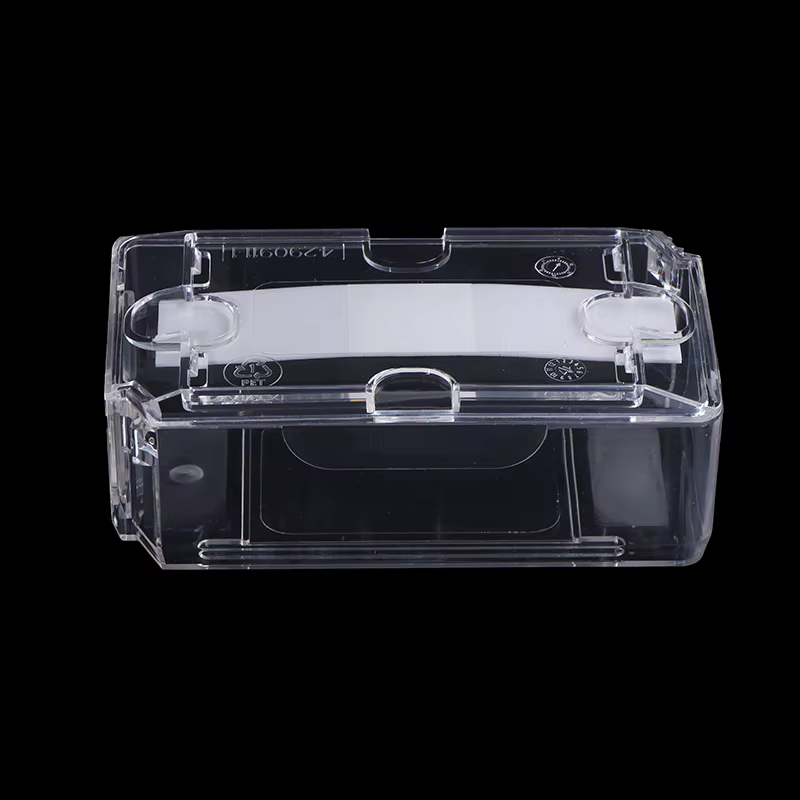Boîte de rangement universelle pour bijoux, boîte à montres pour hommes, boîte à montres vintage transparente à grille unique, boîtes cadeaux de Noël