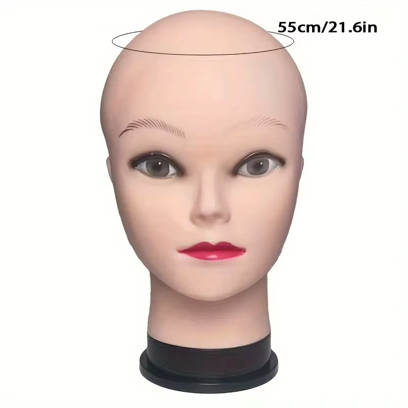 Tête de mannequin pour affichage et formation de perruques – Parfaite pour la pratique du coiffeur