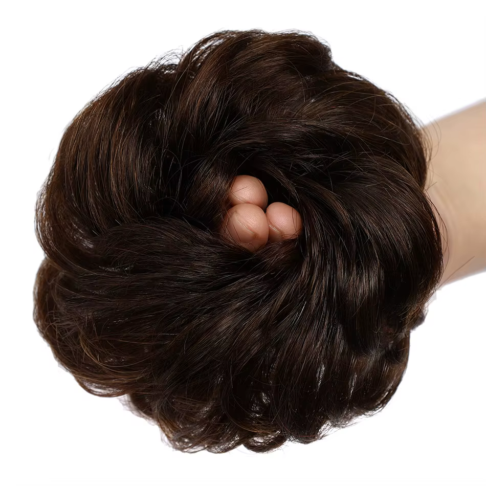 Chignons de cheveux humains Extensions queue de cheval postiche