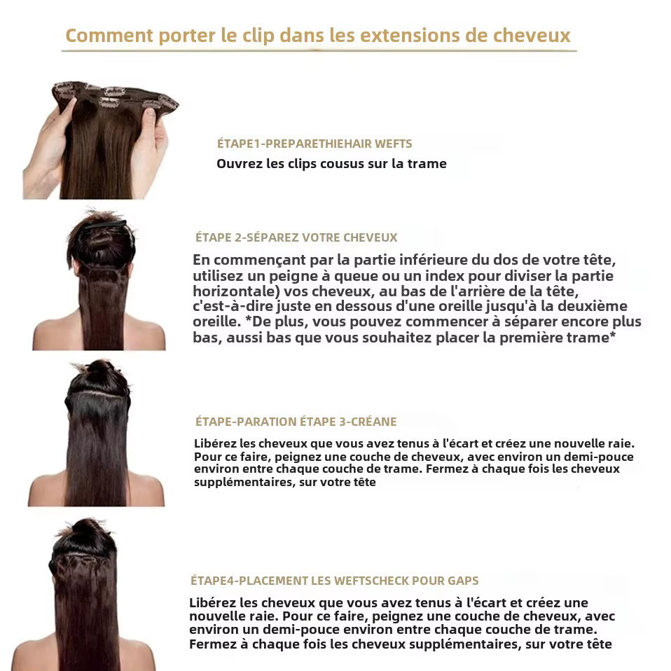 S-noilite-Extensions de Cheveux Naturels