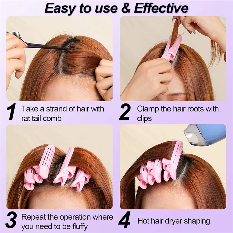 Pinces volumisantes pour racines de cheveux