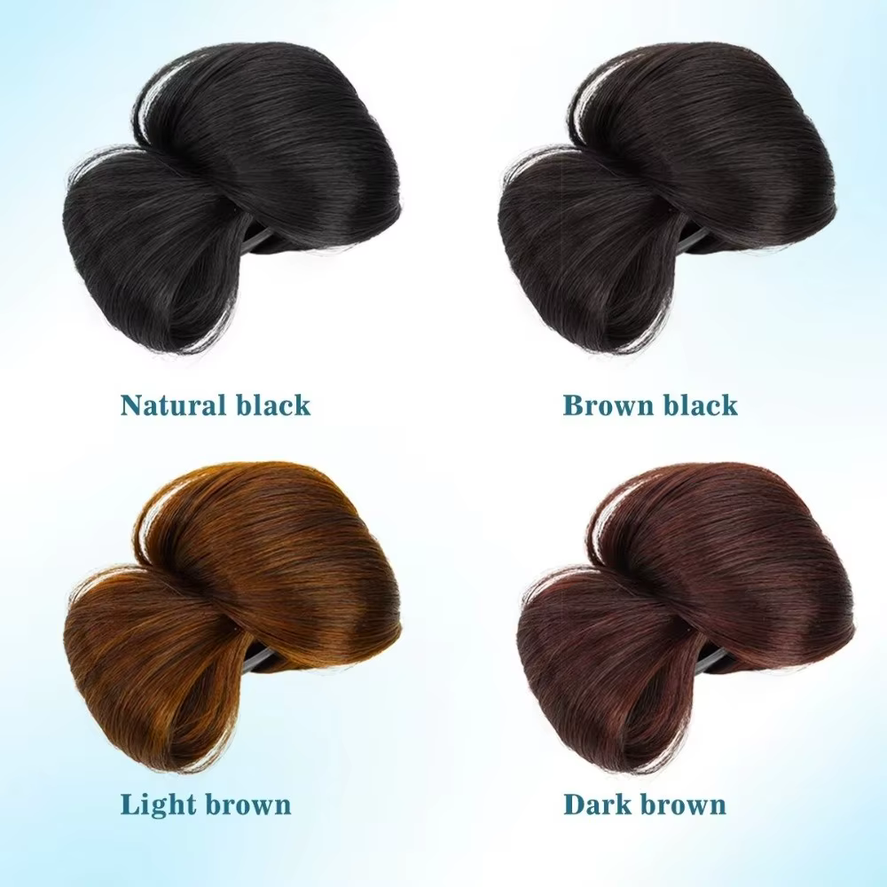 Perruque chignon naturellement synthétique