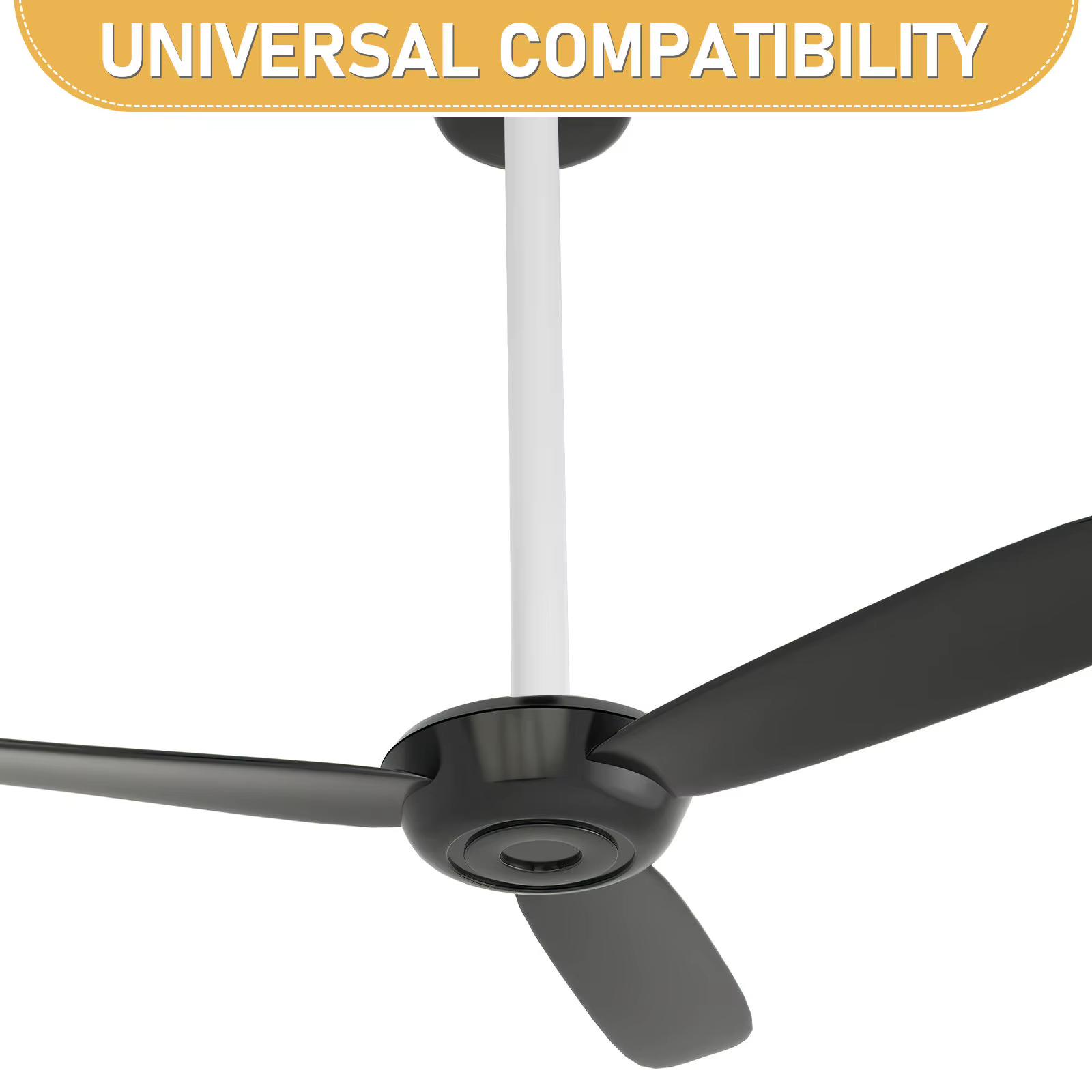 Tige d'extension de ventilateur de plafond en métal de qualité supérieure pour plafonds hauts, réduction du bruit, montage stable, esthétique moderne et élégante