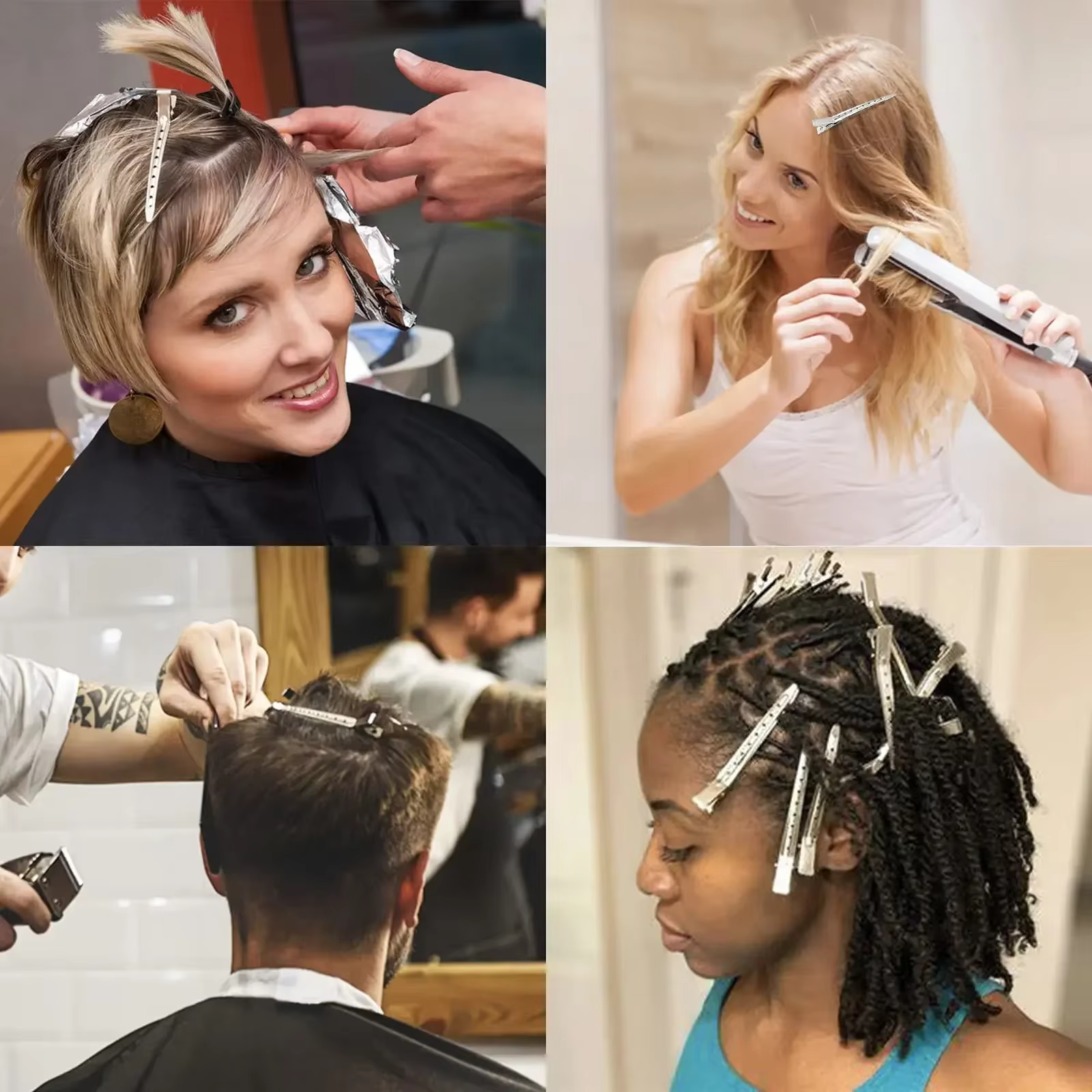 Pinces à Cheveux Professionnelles pour Fille