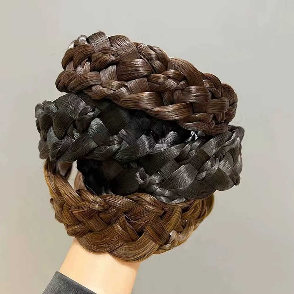Bandeau de sauna en arête de poisson pour femme