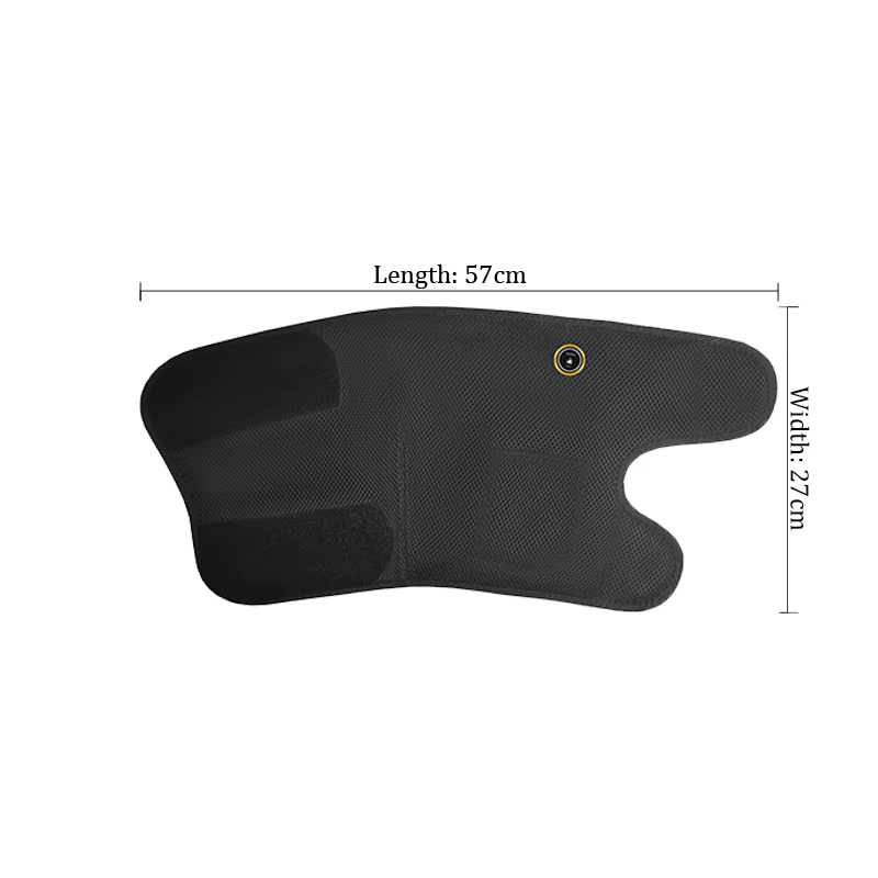 Masseur électrique pour mollets avec fonction chauffante et pétrissante pour la circulation sanguine, la relaxation musculaire et contrôle de la température programmable.