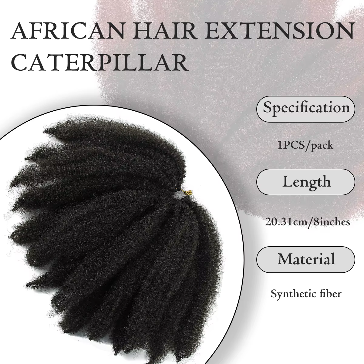 Cheveux synthétiques Marley pour tresses