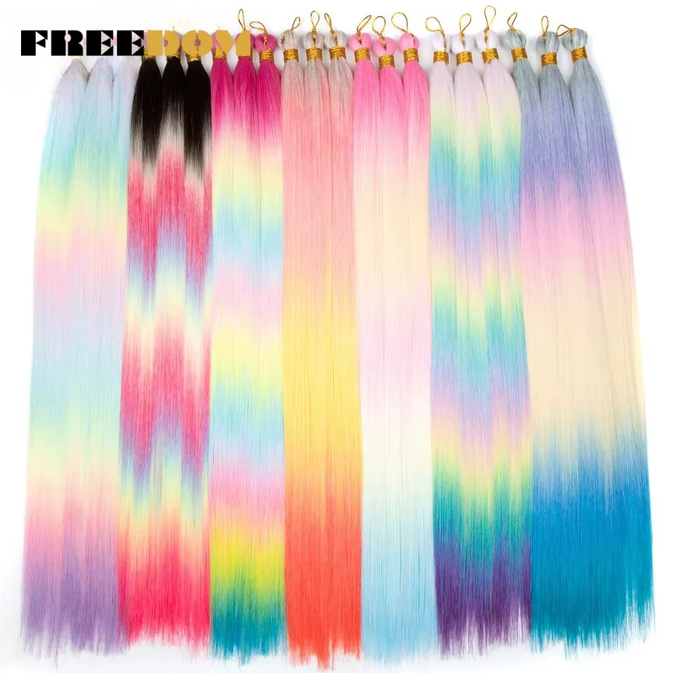 Extensions de cheveux synthétiques tressés au crochet FREEDOM Ariel