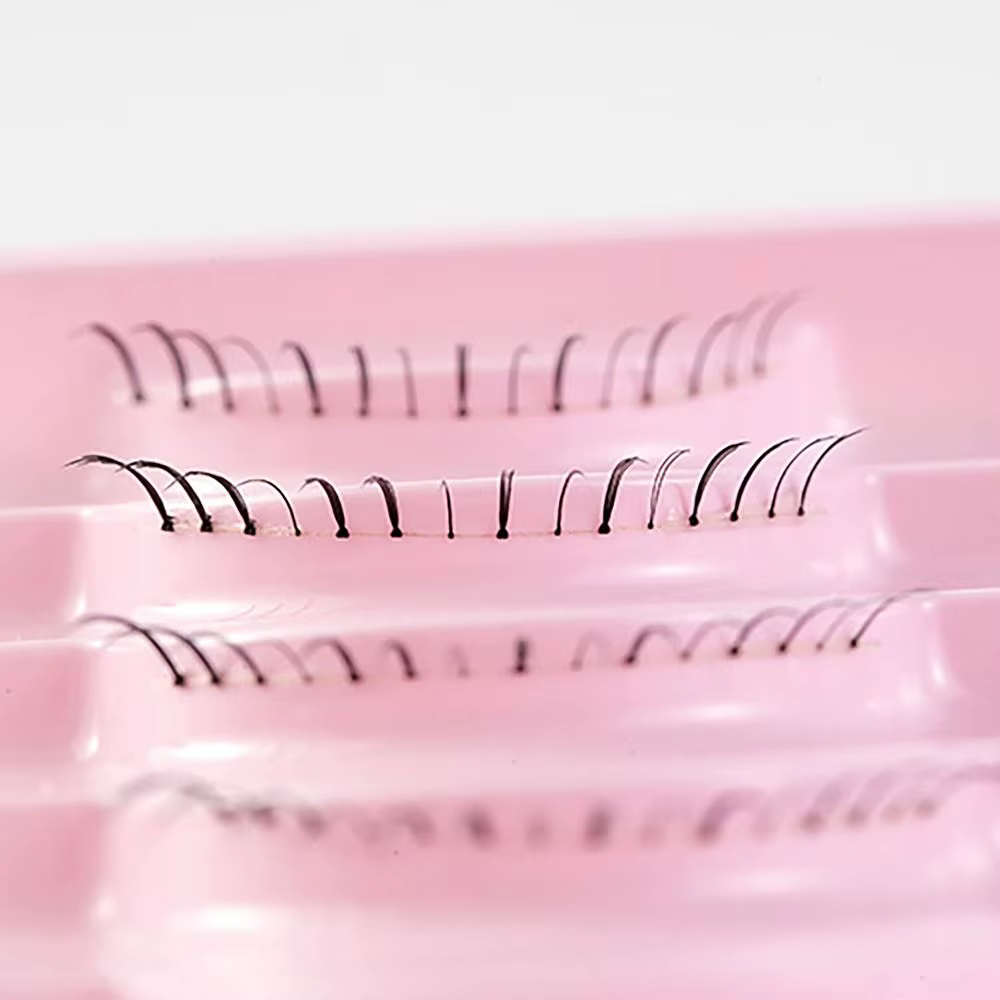 Faux cils inférieurs, maquillage naturel