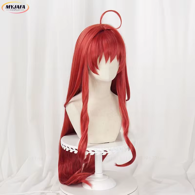 Perruque de Cosplay Anime Nakano Itsuki rouge