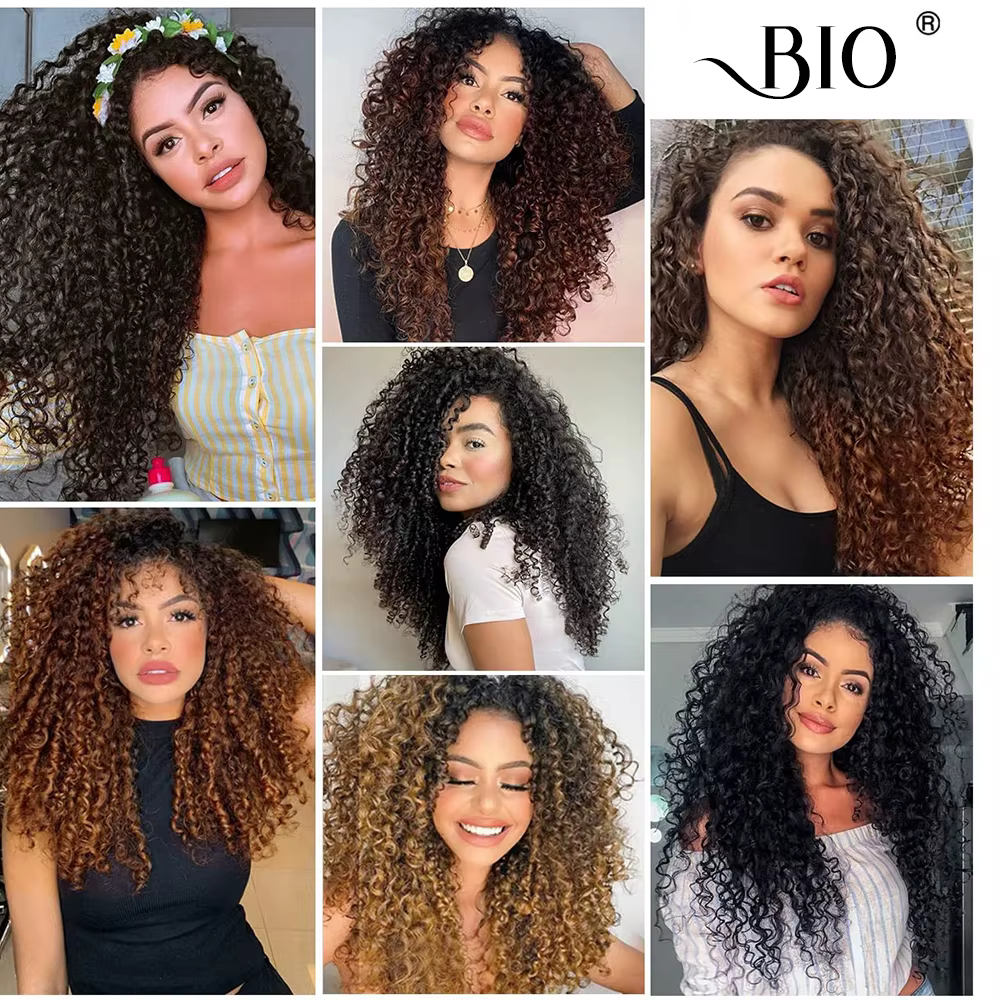 Extension Capillaire Synthétique à Clips pour Femme