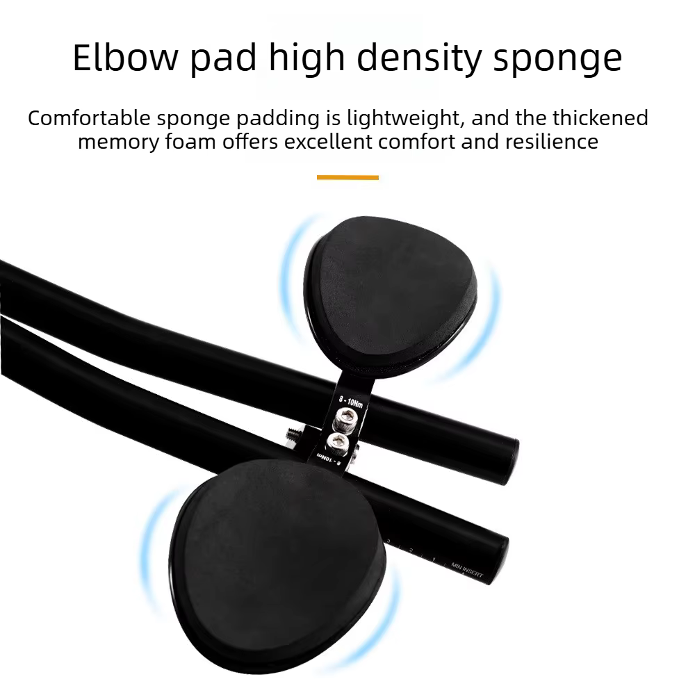 Extension de guidon de vélo en aluminium pour triathlon, aérobars, tri-bars, poignées de repos pour VTT