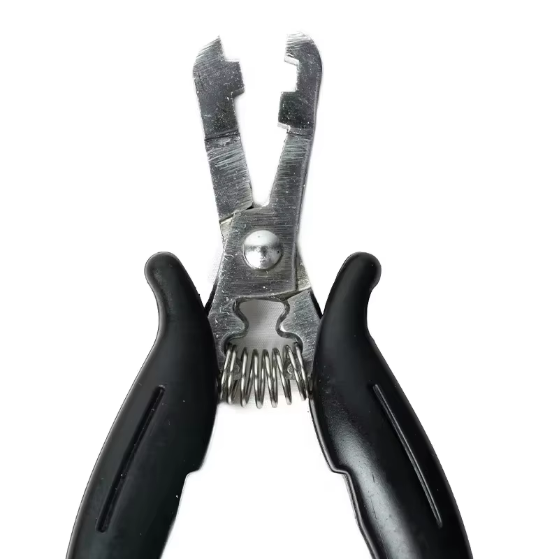 Pince à kératine pour extensions de cheveux
