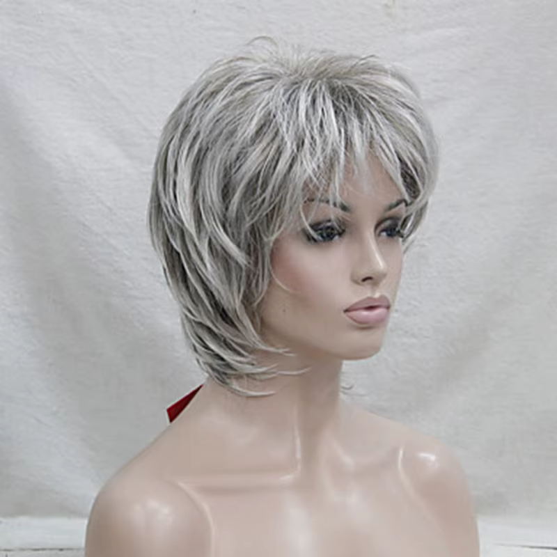 HAIRJOY – perruque synthétique bouclée coupe Pixie