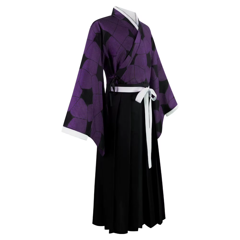 Perruque de Costume de Cosplay Demon Slayer Kokushibo