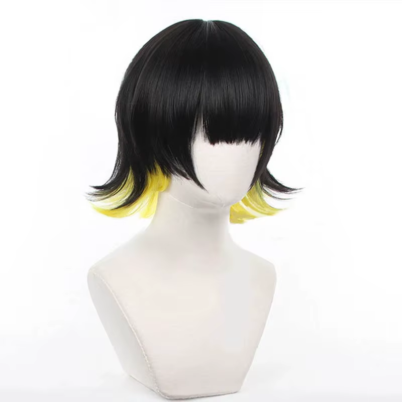 Bachira Meguru Cosplay perruque hommes résistant à la chaleur