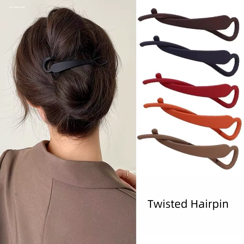 2 clips pour queue de cheval banane simples et à la mode - Conception verticale. Accessoires pour cheveux élégants pour un usage quotidien des femmes