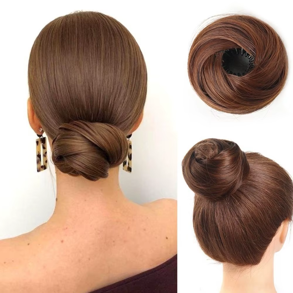 Chignon synthétique à clipser