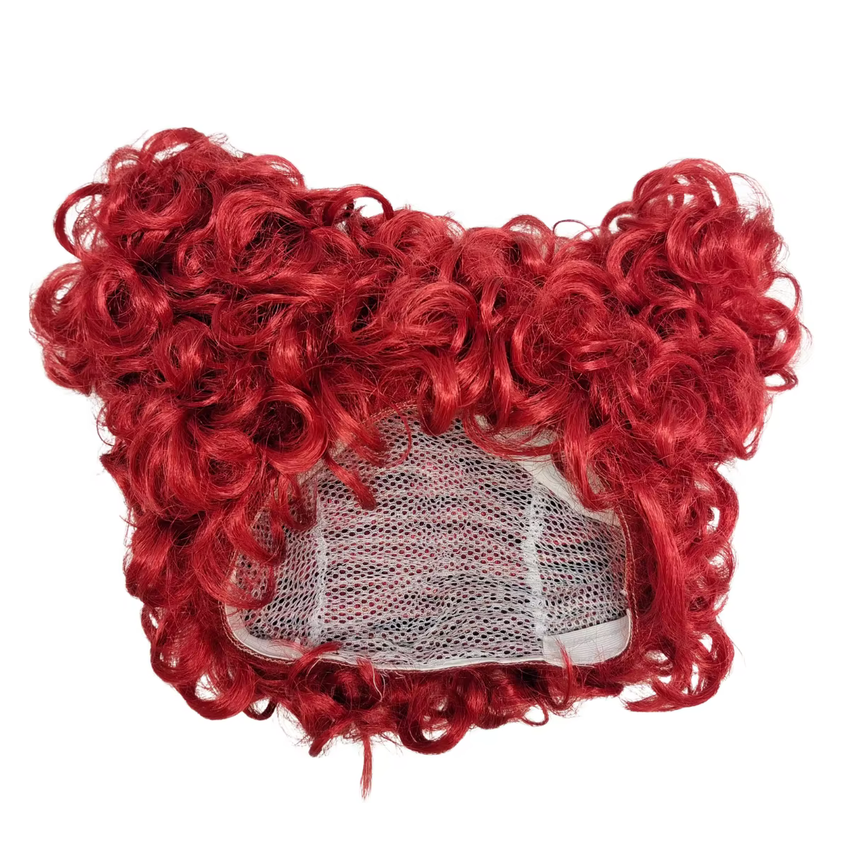 Perruque rouge bouclée inspirée de la Reine Rouge