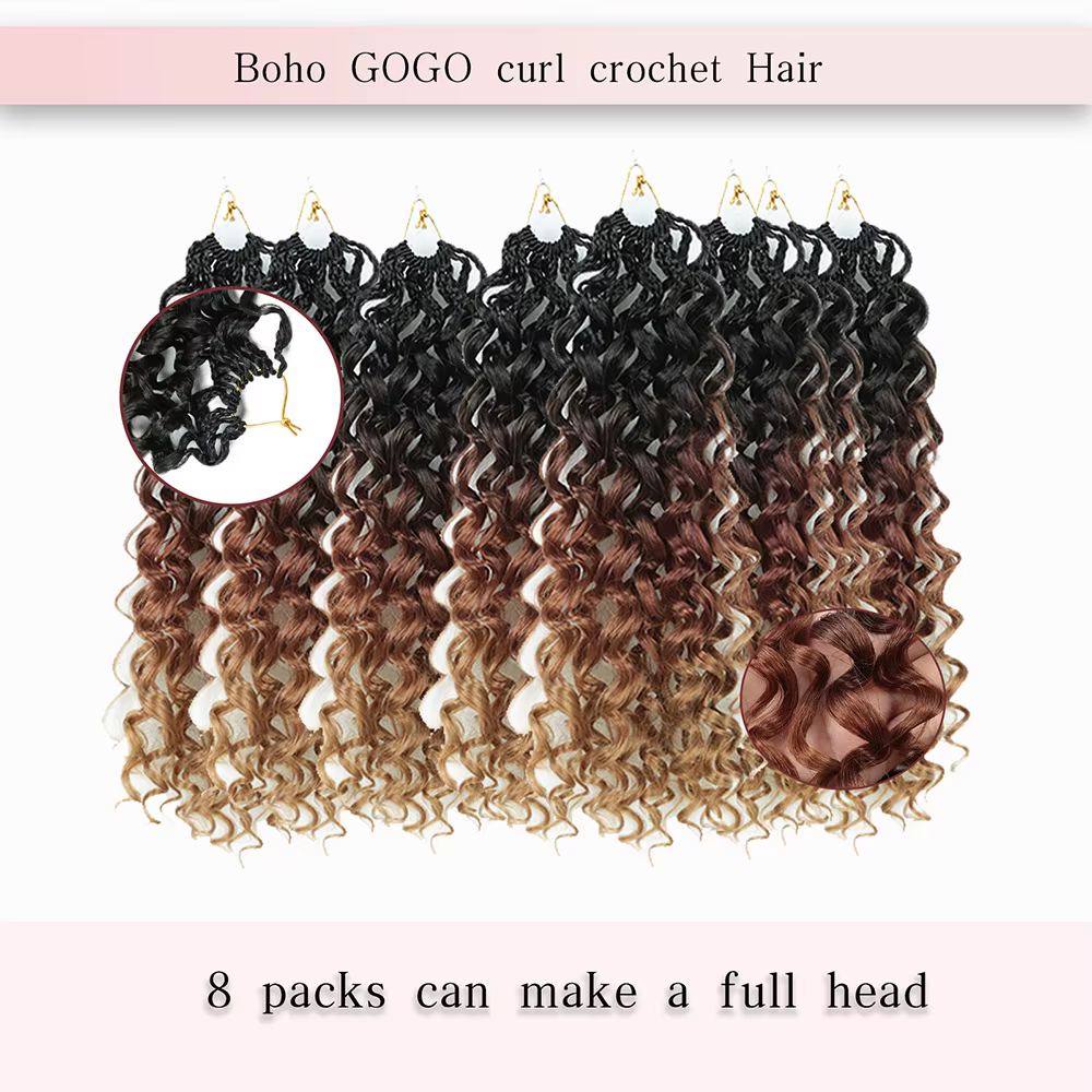 Extensions de cheveux au crochet Gogo Curl