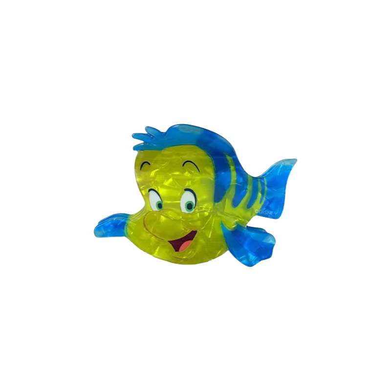Pince à cheveux queue de poisson de dessin animé tendance