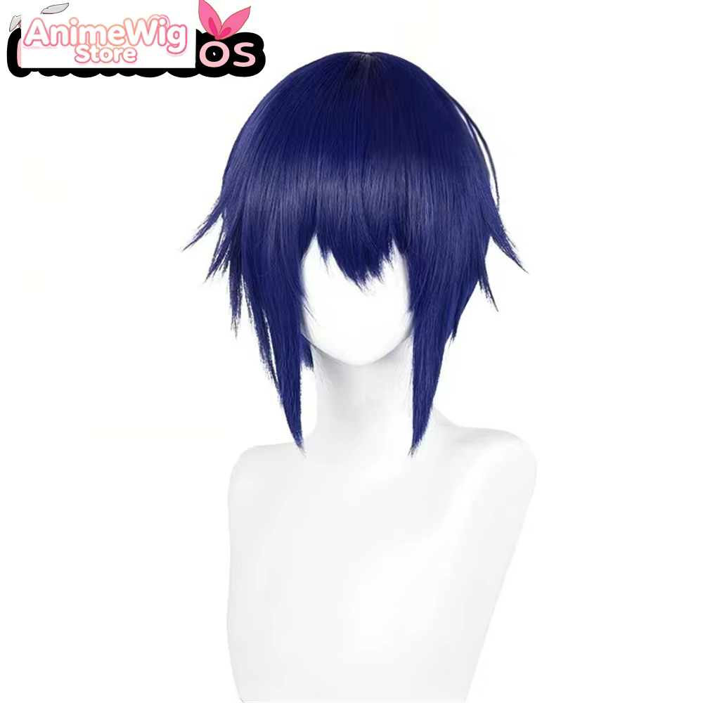 Perruque de cosplay Ikuto Tsukiyomi MiukoCosplay Anime Shugo Chara! Cosplay